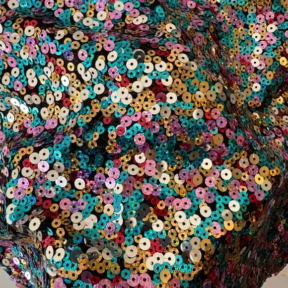 Sequin Mini Skirt, Dress the Population - Picture 3 of 6